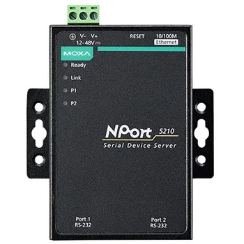 NPort 5210 2-портовый асинхронный сервер RS-232 в Ethernet MOXA NPort 5210 2-портовый асинхронный сервер RS-232 в Ethernet MOXA